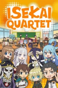 Isekai Quartet Cover, Poster, Isekai Quartet