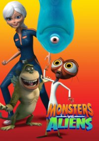 Monsters vs. Aliens Cover, Online, Poster